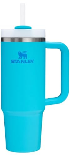 STANLEY Quencher H2.0 Tumbler with Handle and Straw, 3-Position Flowstate Lid, Travel Cup Holder Compatible, Insulated Stainless Steel, BPA-Free, 0.9 Litres, Splash Colour