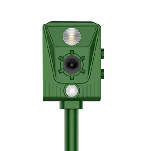 Répulsif Chat Ultrason, Répulsif à ultrasons Souris, Ultrasons pour Rats, Charge Solaire, Chargement USB Prévenir Les Souris et Les Chats, Les Oiseaux, pour Jardins, Champs, Pépinières