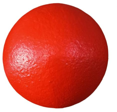 Professionell mjuk skum-Dodgeball, gul, stor storlek, inomhus- och utomhusfritid sportboll (röd, 15,2 cm)