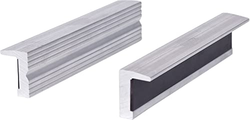 KS Tools 914.0082 Mordazas protectoras de aluminio con estructura para tornillo de banco, 140 mm