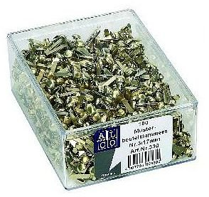 ALCO 311 Musterbeutelklammern 100 Stück, Rundkopf, 12 mm