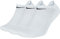 Nike Unisex U Nk Everyday Cush 3pr Socken, Weiß / Schwarz, L EU