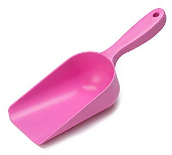 EarlyGrow MPL50084/P Small Plastic Handy Garden Scoop for Soil, Compost, Planting or Re-Potting Plants - Pink