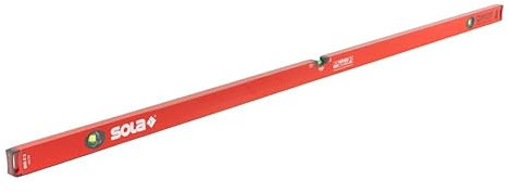 Karl Dahm Sola Niveau à Bulle 180 cm l Niveau à Bulle Précis en Aluminium Robuste l Outil de Mesure Professionnel avec Niveau à Bulle Amélioré – 11296