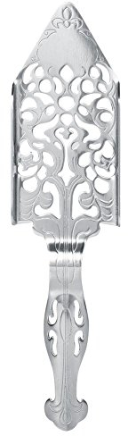 Cuillère d'absinthe - 1pc 304 en acier inoxydable de conception Unique barre à Cocktail tasse en verre filtre à boire cuillère d'absinthe(Vintage absinthe spoon)