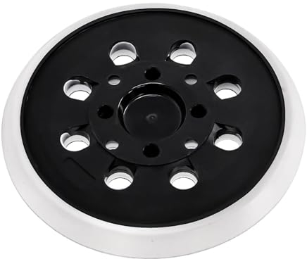 Piatto abrasivo da 125 mm per Bosch, piastra abrasiva da 125 mm, accessori per levigatrice orbitale PEX 300/400 AE/4000 AE/AdvancedOrbit 18(bianco)