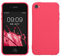 kwmobile Hülle kompatibel mit Apple iPhone 4 / 4S Hülle - weiches TPU Silikon Case - Cover geeignet für kabelloses Laden - Neon Pink