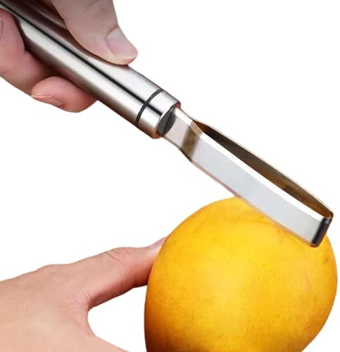 Strumento per rimuovere il nucleo della frutta, strumento di rimozione del nucleo del mango, affettatrice per frutta con manici ergonomici, divisore per mango per cucina, campeggio, picnic