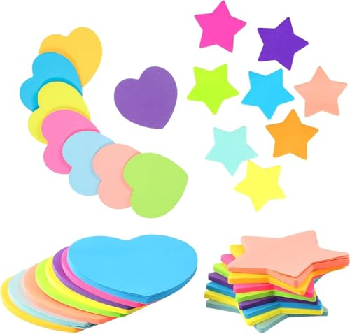 Heanvmyss Notes Super Sticky Notes,16 Pièces Notes Autocollantes Colorées,Notes Adhésives Réutilisables,Sticky Memo Pads pour Ecole,Maison,Bureau(8 Couleurs,70mm)