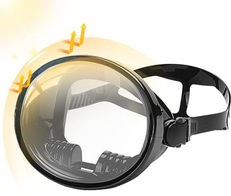 Máscara de buceo para apnea - Máscara de natación transparente universal | Máscaras antiarañazos cómodas para buceo gratuito y actividades acuáticas, gafas de natación reutilizables