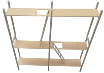 Échafaudage Réaliste Ho 1:87 – Kit Modulaire 50 Pièces – Accessoire Diorama et Modélisme Ferroviaire – Impression 3D Haute Définition – Fabrication Artisanale Française