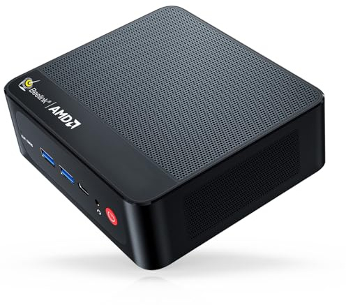 Beelink SER5 Pro Mini PC, AMD Ryzen 5 5625U (6C/12T, 4.3GHz) Mini Ordenador de Sobremesa, 16 GB RAM DDR4, 480 GB SSD, USB3.2, 2.5 G LAN, WiFi 6, BT5.4, hasta Tres Monitores con HDMI, DP, USB-C