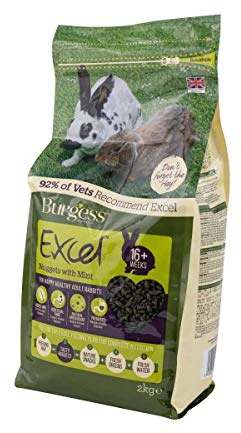 Burgess Excel mint adult rabbit 1.5kg