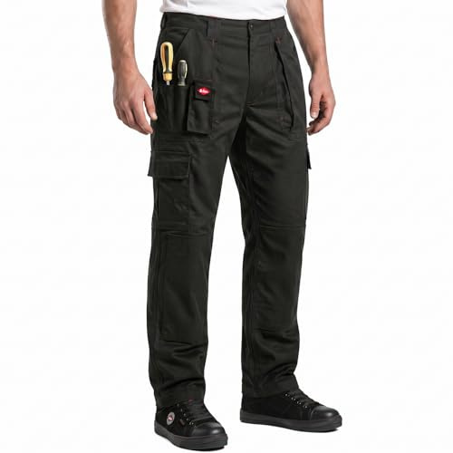 Lee Cooper herr Triple-genähtes Multi-werkzeug-taschen-klassiker Fracht Kneepad Taschen Arbeitssicherheit Byxor (1-pack)