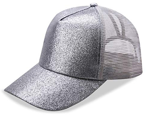 Criss Cross Hat Washed Distressed Baseball Cap Ponytail Hat High Messy Bun Ponycap for Women