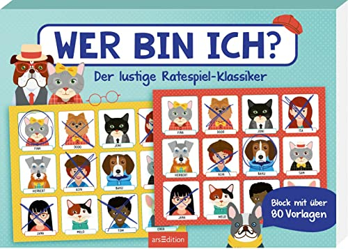 Wer bin ich?: Der lustige Ratespiel-Klassiker | Schnelles Fragespiel mit über 80 Vorlagen