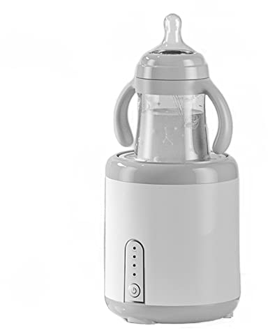 Fabater Baby Formula Mixer, Baby Bottle Shaker Fits All Baby Bottles, USB Electric Silent Automatic Milk Mixer, One-Button, 3 Gear Quickly Blending, Avoid Lumpy Reduce Bubbles(White)