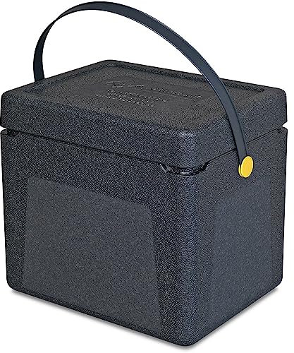 Thermobox/Kühlbox/Transport- und Isolierbox, Inhalt 33 Liter, Clip gelb