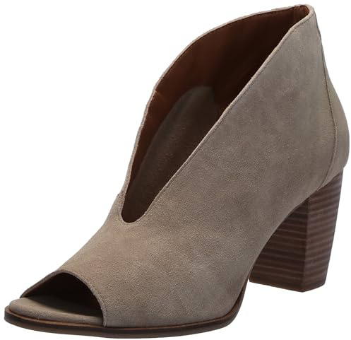 Lucky Brand Joal Peep Toe Bootie, Dune, 12