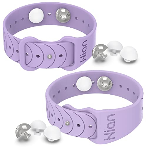 1 Paar Armbänder zur Linderung von Reisekrankheit Reise Akupressur Armbänder Übelkeits-Entlastungsband für Morgendliche Übelkeit, Seekrankheit, Autokrankheit, Band(Lila)