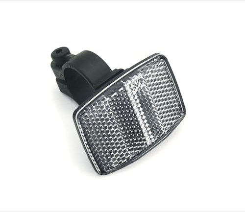 DEMYPROX Bicycle Front Reflector for Handlebar (White)