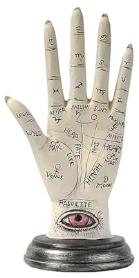 Statue de chiromancie, main de diable, main démoniaque, décoration d'Halloween, décoration d'intérieur, bureau, décoration en résine