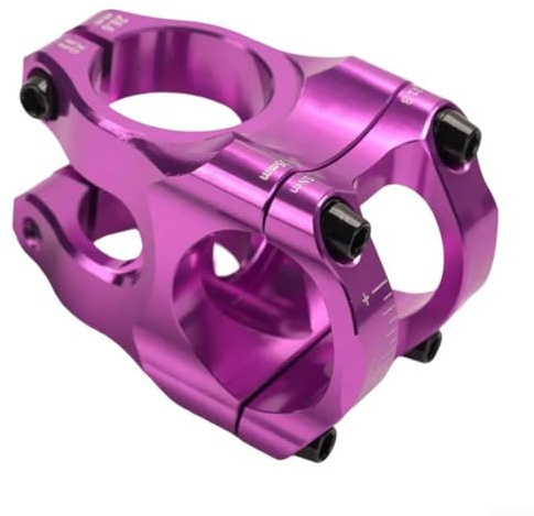 Yhenlovtt Attacco manubrio per bicicletta, 31,8 x 35 mm, ultraleggero, in lega di alluminio, componenti per bicicletta, design leggero, compatibile con mountain bike, bici da strada, MTB, downhill