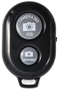 Disparador Bluetooth de iPhone, Control Remoto Bluetooth para Smartphone, Disparador Automático para Selfies y Fotos de Grupo, Compatible con iOS y Android, Temporizador, Compacto y Portátil