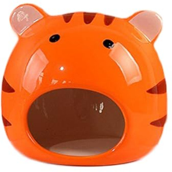 HOOWIFFY Keramiskt Hamsterboende Dekorativt Hamsterhus Söt Sovplats för Hamster och Smådjur Charmigt Djurbo i Keramik för Chinchilla och Igelkott