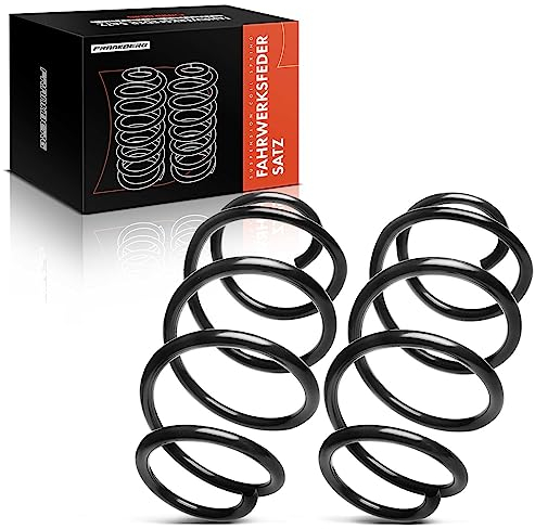 Frankberg 2x Federn Fahrwerksfeder Vorne Kompatibel mit Octavia II 2004-2013 Golf V 2003-2008 Golf VI 2008-2013 E-O-S 2006-2008 Golf Plus 2006-2016 Replace# 1K0411105BC