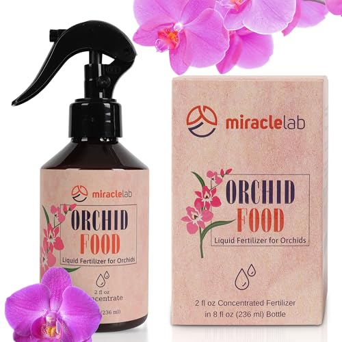 Gebrauchsfertiger Orchideendünger - Spezielle Formel mit natürlichen Bio-Zutaten (2 oz konzentriertes Orchideenfutter)