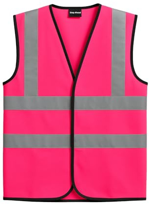 Step Ahead Hi Vis Vest High Visibility Reflective Safety Waistcoat for Men & Women – Durable Lightweight Workwear, EN ISO 20471 Certified, Ideal for Construction & Outdoor Use