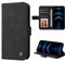 SEAHAI Case for Vivo Y03 / Vivo Y28s 5G / Vivo Y18 Leather PU Wallet Folio Stand Cover, Ultra-thin Shockproof Case Kickstand with Credit Card Slots TPU Shell Magnetic Close - Black
