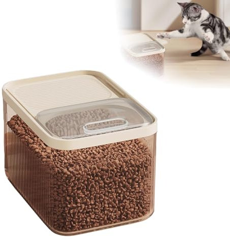 Récipient de stockage hermétique pour aliments pour animaux domestiques, jusqu'à 13,6 kg, pour chien, chat et autres aliments pour animaux de compagnie avec tasse à mesurer, seau de rangement