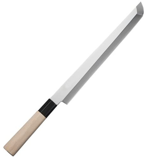 KEMEIQI Japanese Sushi Sashimi Sakimaru Knife Carbon steel 10 inch 270mm