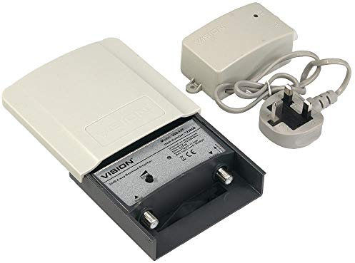 V20-13T Masthead Amp Kit 1In-1Out, Plug Type UK, Aerial/Satellite Amplifiers & Distribution