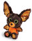 NICI Glubschis: Das Original – Glubschis Halloween Fledermaus 15 cm I Kuscheltier Fledermaus mit großen Augen I Flauschiges Plüschtier mit Glitzeraugen ab 0 Monaten I braun / orange – 46305