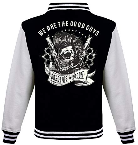 Gasoline Bandit Rockabilly Baseball College Jacke - We Are The Good Guys S
