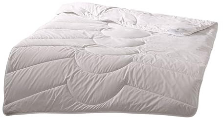 Traumschlaf Kamelhaardecke warm – luxuriöses Duo-Steppbett aus 100% Kamelhaar – Premium-Baumwollbezug mit Aloe Vera – anschmiegsam & feuchtigkeitsregulierend – 155x200 cm