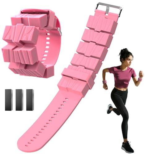 POWER GUIDANCE Manchettes de poids pour poignets et chevilles - Poids ajustables pour jambes et bras - Set de 2 de 0,45 kg chacun (Ankle Weights) pour yoga, pilates, course, jogging, aérobic et plus