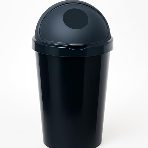SPECTRAPLAST® 50L Kitchen & Household Bin – 50 Litre Indoor Rubbish Dustbin for Home, Kitchen, Office & Utility Room – Large Plastic Waste Bin with Lid