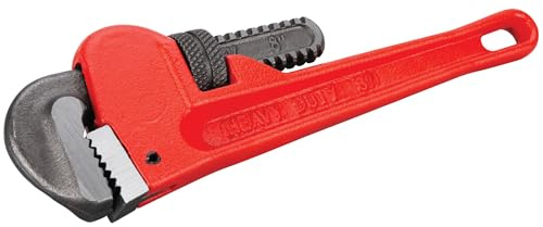 Performance Tool W1133-8B Heavy-Duty Adjustable Straight Pipe Wrench, 8-inch