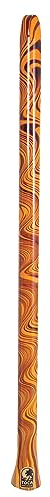 TOCA TO804304 PVC Didgeridoo groß 56 DIDG-DOS Orange Swirl