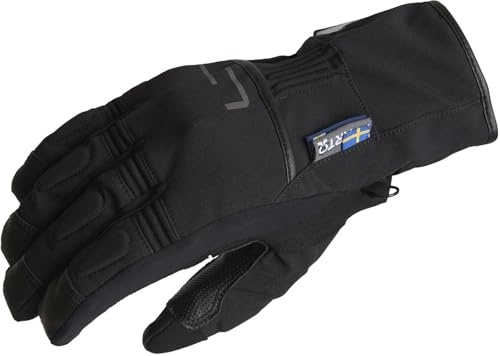 Lindstrands Lillmon Motorcykelhandskar, schwarz, 10