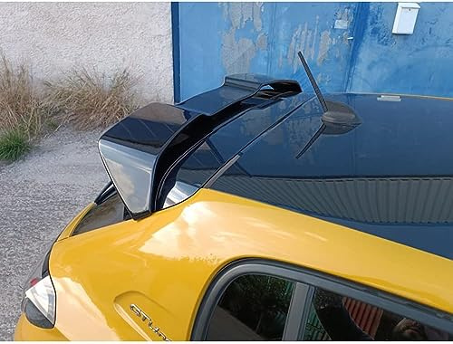 PREZ Spoiler Posteriore per Auto per Peugeot 208 II GT 5 Doors 2019-, ABS Alettone Tetto Posteriore Ala Spoiler per Cofano Bagagliaio Modifica Parti