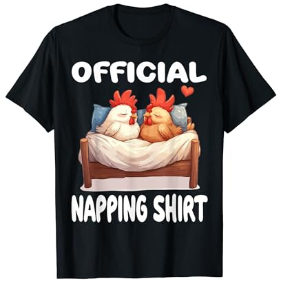 Camicia da notte con stampa di pollo Maglietta