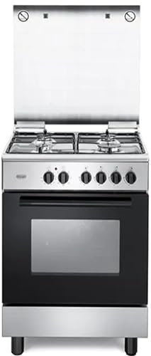 FMX64LSG - Cucina a gas con forno elettrico, 4 fuochi, 60x60 cm, Classe energetica A