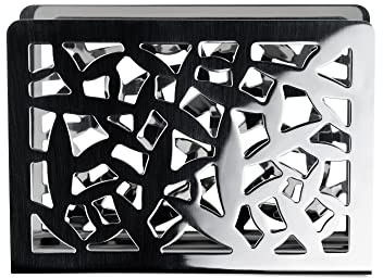 Alessi Cactus Papierserviettenhalter aus Edelstahl, 11.5 x 13.5 x 27 cm