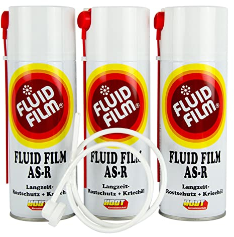 3X Fluid Film Rostschutz Korrosionsschutz Hohlraumschutz 400 ml & Sonde Y