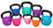 FunctionalFitness Neoprene Kettlebells - Soft-Touch Neoprene Coated Cast Iron Kettlebells (4kg)